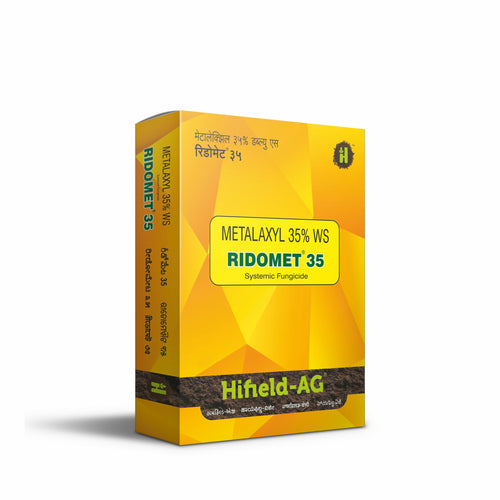 Ridomet® (Metalaxyl 35% WS) For control of downy mildew as well as seed dresser.