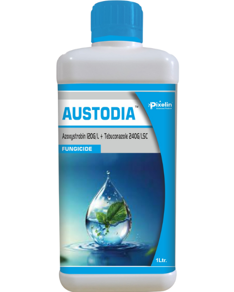 AUSTODIA | Azoxystrobin 120 g/L + Tebuconazole 240 g/L SC | Broad-Spectrum Systemic Fungicide for Rust, Mildew & Blight Control