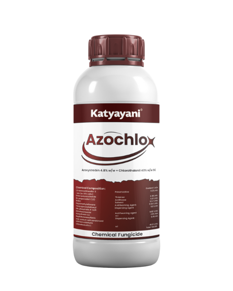 Katyayani Azochlo Star -  Azoxystrobin 4.8% w/w + Chlorothalonil 40% w/w SC