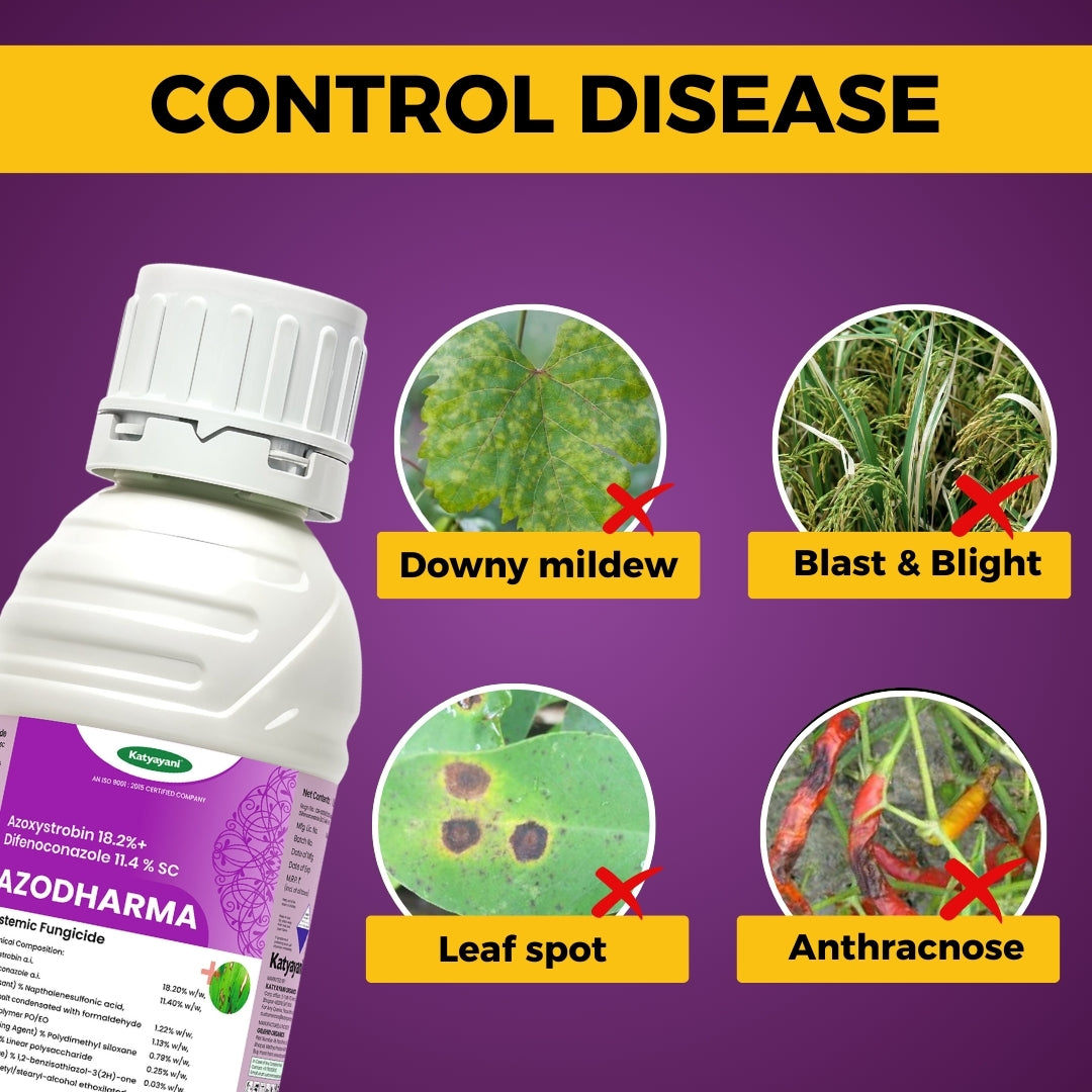 Katyayani Azodharma – Advanced Systemic Fungicide for Comprehensive Crop Protection