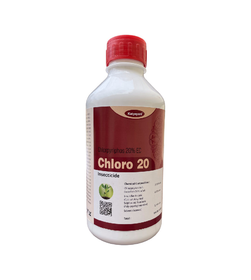Katyayani Chloro 20 | Chloropyriphos 20 % EC | Chemical Insecticide