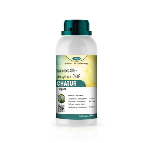 Katyayani Chatur | Mancozeb 40% + Azoxystrobin 7% OS | Chemical Fungicide