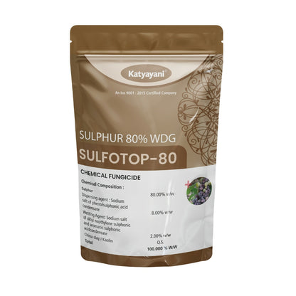 Katyayani Sulfotop 80 | Sulphur 80 % wdg | Chemical fungicide