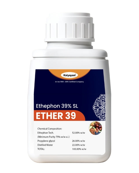 KATYAYANI ETHER 39 (Ethephon 39% SL) | Plant Growth Regulator