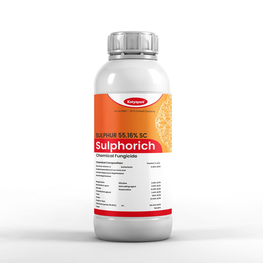 Katyayani Sulphorich | Sulphur 55.16% SC | Chemical fungicide