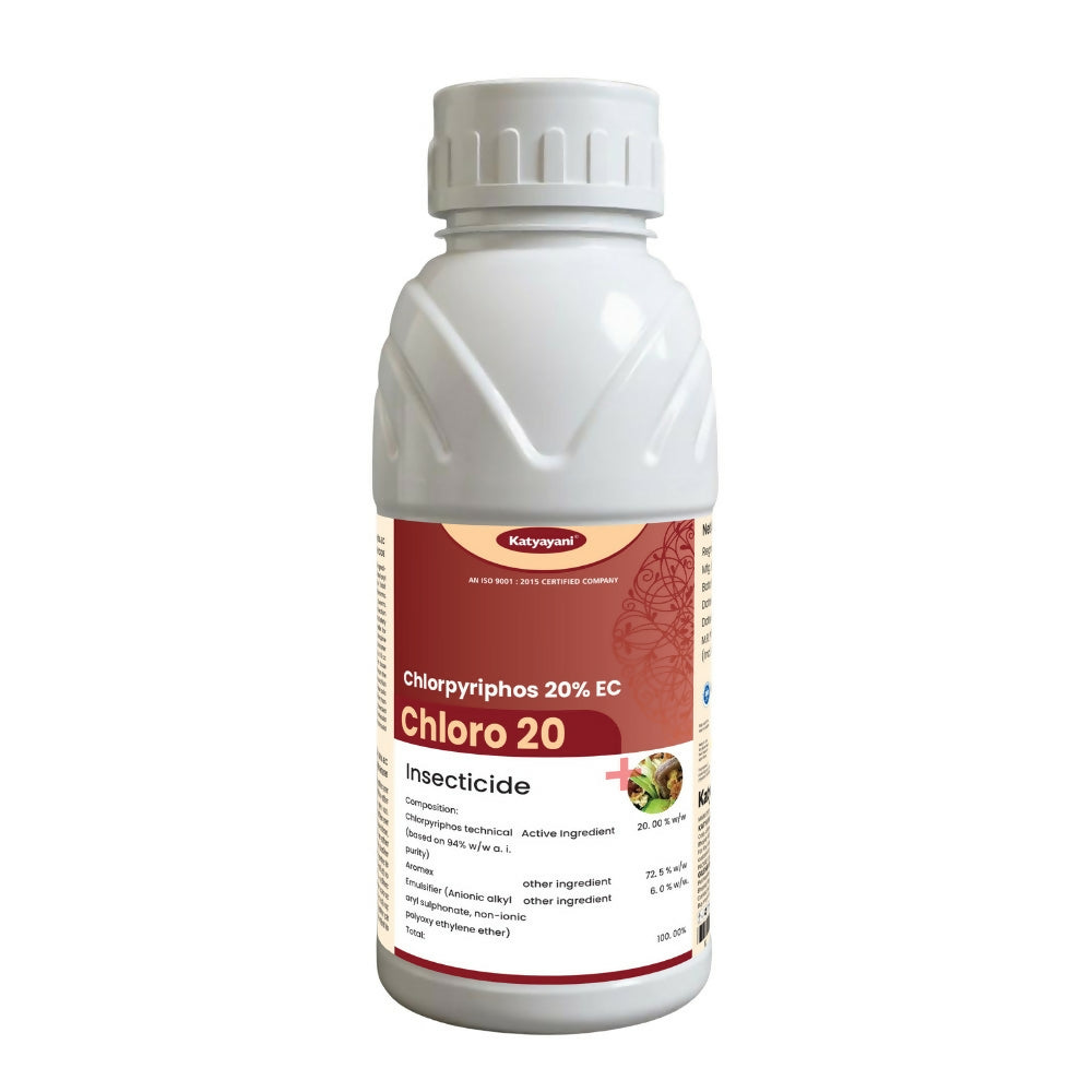 Katyayani Chloro 20 | Chloropyriphos 20 % EC | Chemical Insecticide