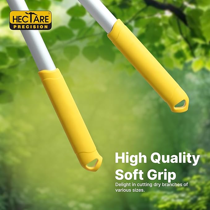 HECTARE Precision Loppers - Heavy Duty Tree Branch Cutter, 35mm Cut, Anvil Design. Durable Tree Trimmer for Gardening, Pruning Small Branches & Stems.