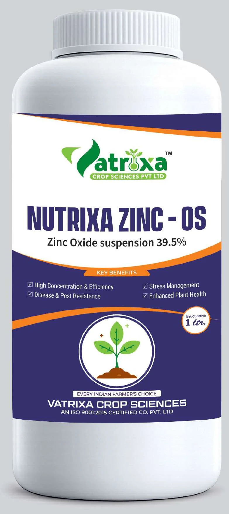 Nutrixa Zinc - OS (Zinc Oxide Suspension 39.5%)
