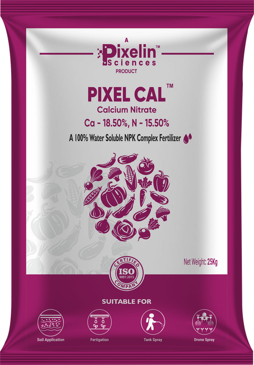PIXEL CAL - Premium Granular Calcium Fertilizer for Stronger Cell Walls and Improved Crop Quality