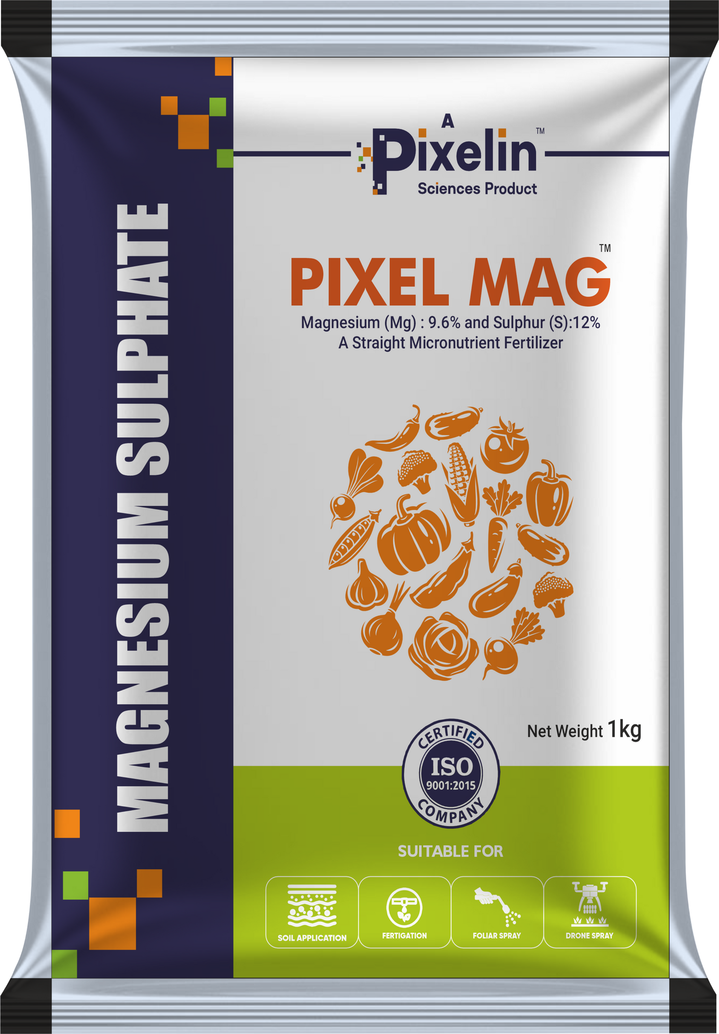 PIXEL MAG -  Water-Soluble Magnesium Fertilizer for Enhanced Photosynthesis and Vigorous Crop Growth