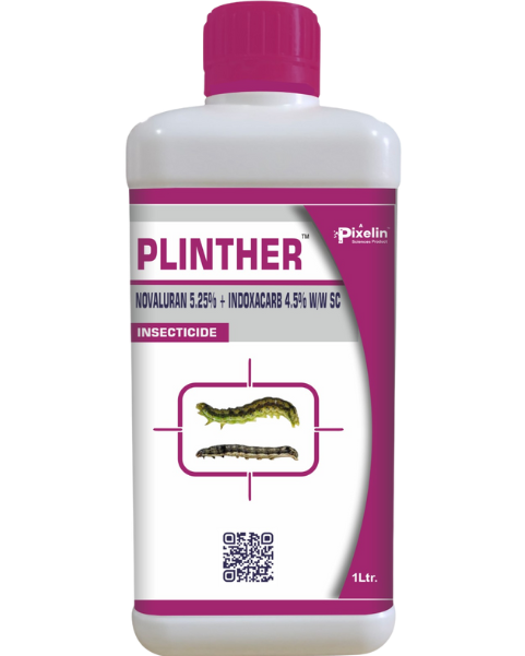 Plinther | Novaluron 5.25% + Indoxacarb 4.5% w/w SC | Dual Action Insecticide for Effective Pest Control