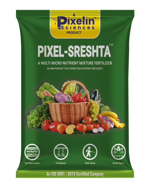 PIXEL - SRESHTA : Balanced Water-Soluble Micronutrient Mixture for Healthy and High-Yield Crops