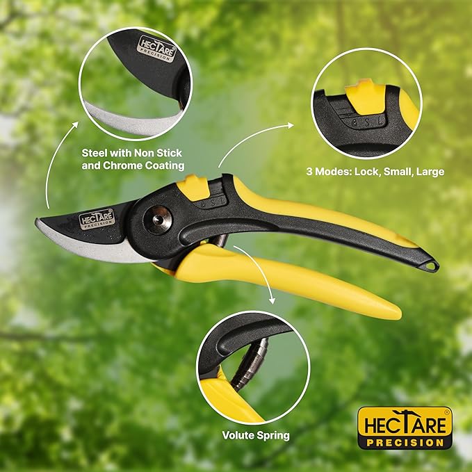 Hectare Precision Pruning Secateurs (Large bypass for green and soft branches)