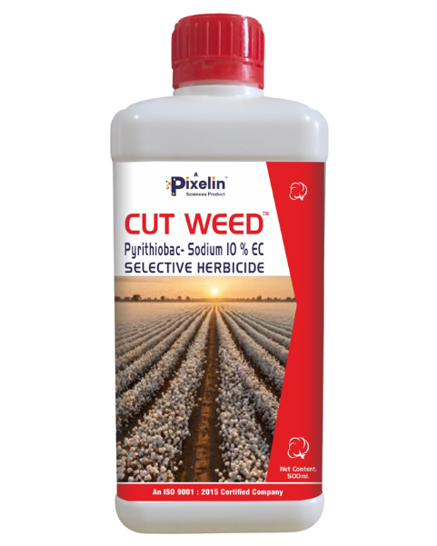 Pixel CutWeed (Pyrithiobac Sodium 10% EC) – Selective Post-Emergent Herbicide for Broadleaf Weed Control in Cotton