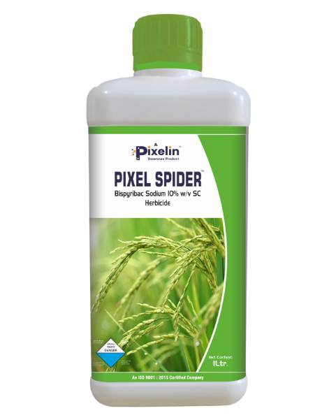 Pixel Spider (Bispyribac Sodium 10% SC) – Selective Post-Emergence Herbicide for Rice Weed Control