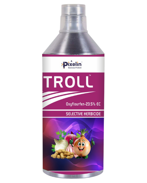 TROLL (Oxyfluorfen 23.5% EC) – Selective Contact Herbicide for Broad-Spectrum Weed Control