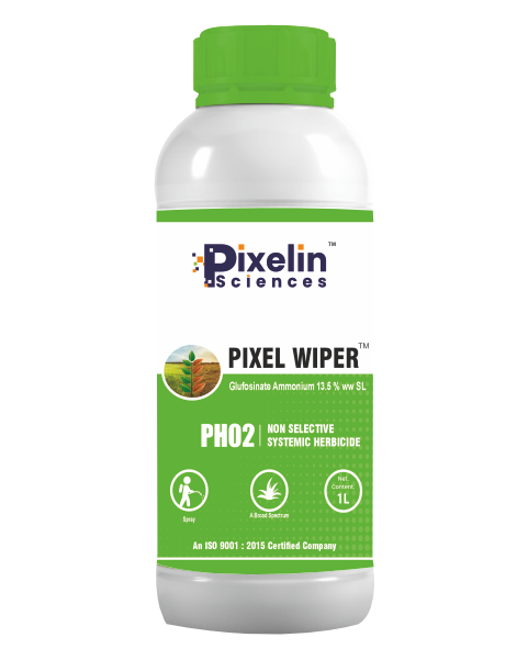 Pixel Wiper (Glufosinate Ammonium 13.5% SL) – Powerful Non-Selective Herbicide for Tea Gardens & Plantations