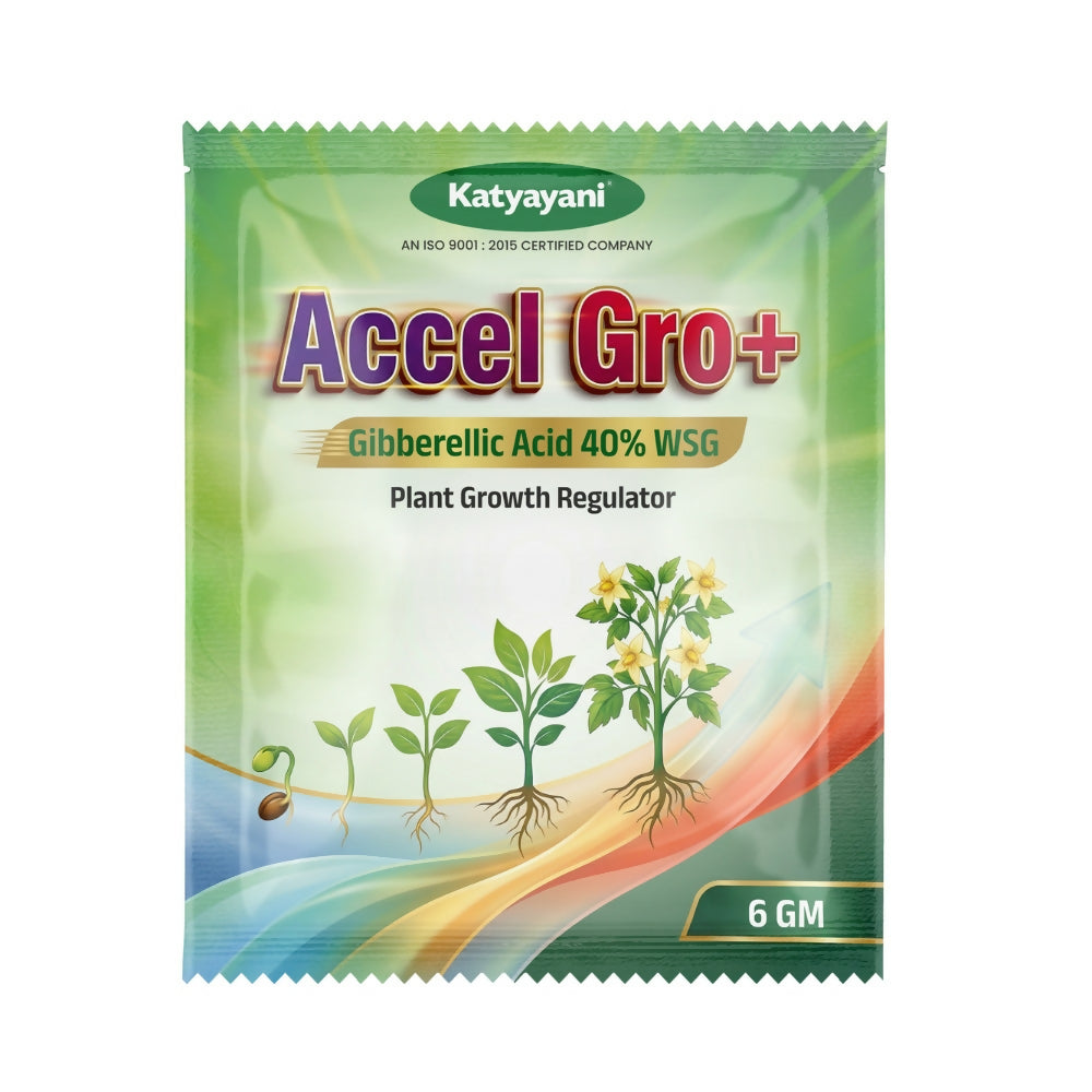 Katyayani Accel Gro Plus | Gibberellic Acid 40% WSG | Plant Growth Regulator