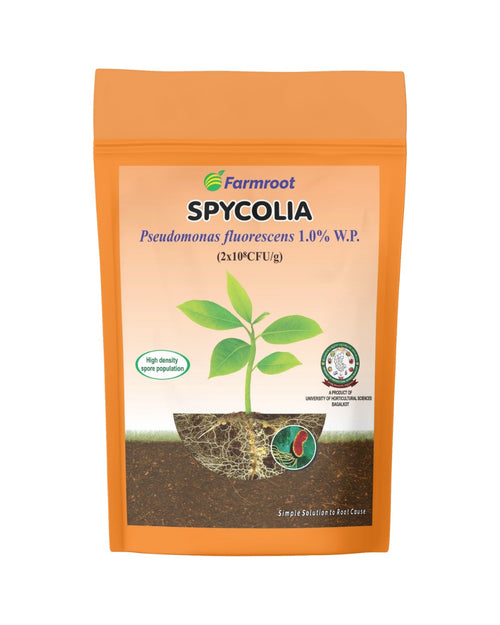 SPYCOLIA 1.0% WP - Effective Biocontrol Agent with Pseudomonas fluorescens for Sustainable Crop Protection