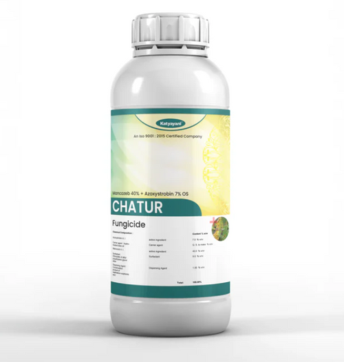 Katyayani Chatur Mancozeb 40% + Azoxystrobin 7% OS Chemical Fungicide