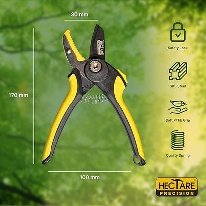 Hectare Precision Pruning Secateurs (Small anvil for dry and hard branch)
