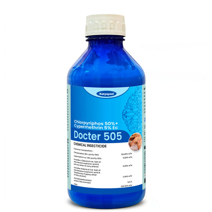 KATYAYANI DOCTER 505 | CHLORPYRIPHOS 50% + CYPERMETHRIN 5% EC | CHEMICAL INSECTICIDE