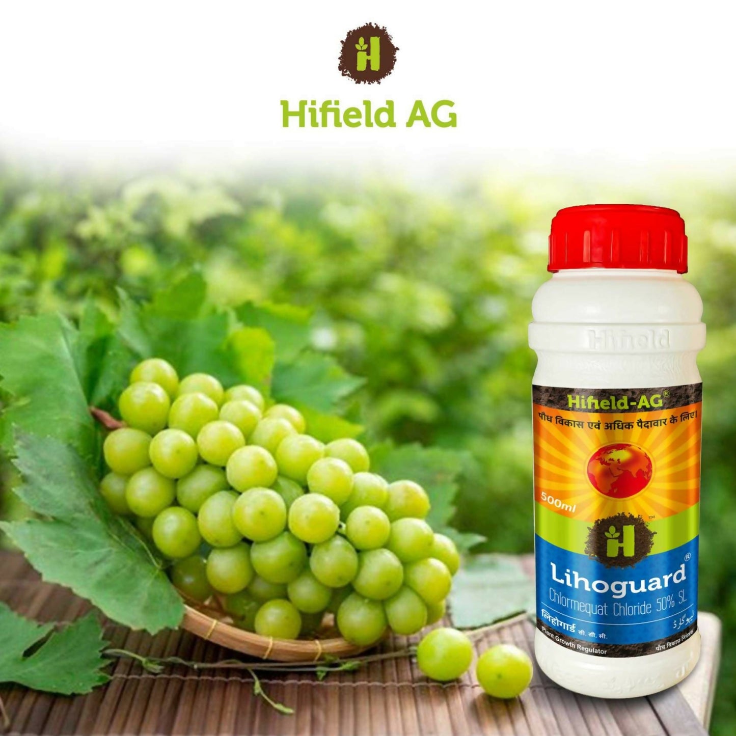 Hifield Lihoguard – Plant Growth Regulator (Chlormequat Chloride 50% SL) | For Control Unwanted Vegitative Growth