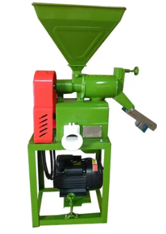 JE 3HP Heavy Duty Rice Mill Machine with Motor