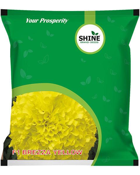 Shine Seeds Marigold F1 Brezza (Yellow)