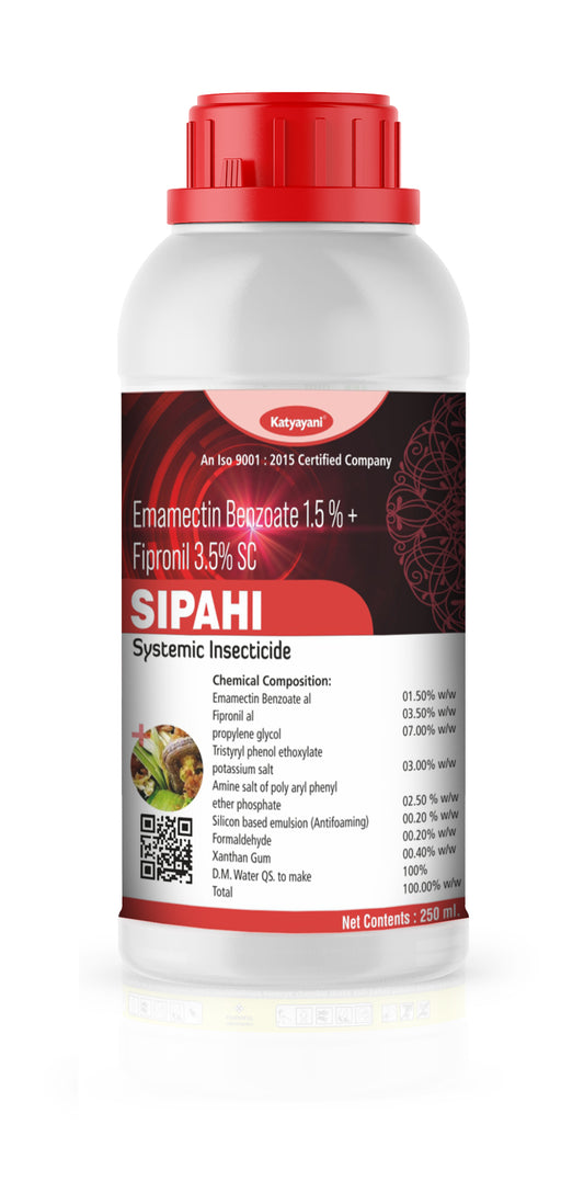 KATYAYANI SIPAHI | EMAMECTIN BENZOATE 1.5% + FIPRONIL 3.5% SC | CHEMICAL INSECTICIDE