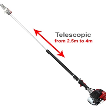 Neptune Pole pruner PP-786 with 43 CC 2 stroke engine, 3.6mtr telescopic - Khethari