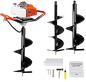 Neptune Earth auger AG-52 (Two man) with 63 CC 2 stroke engine, 10" drill - Khethari